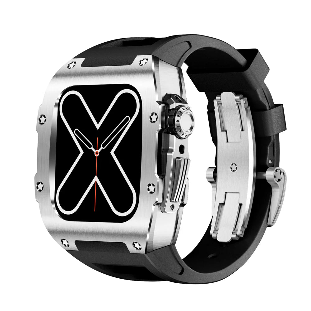 DC 0720 Apple Watch Case - Silver 45/44mm