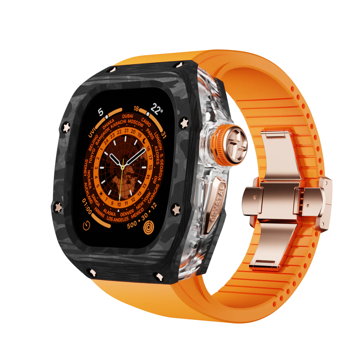 DC 1201 Apple Watch Case - Rose Gold 45/44mm