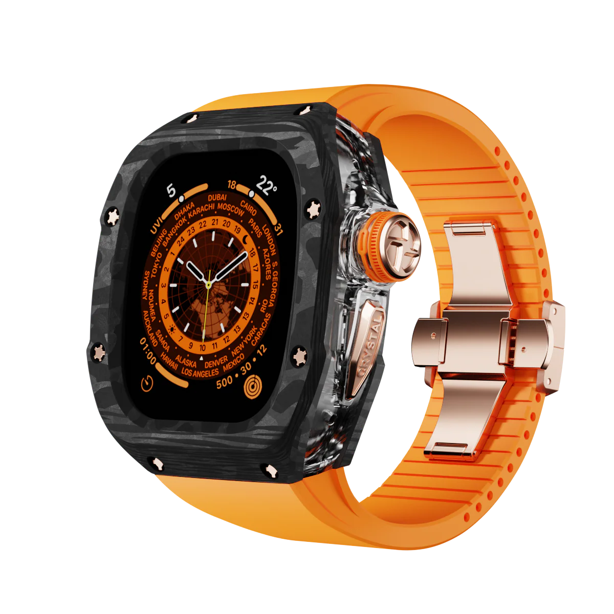 DC 1201 Apple Watch Case - Rose Gold 45/44mm