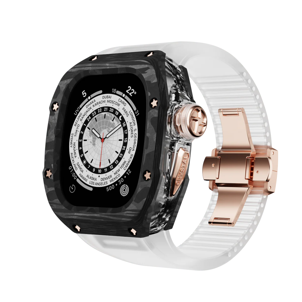 DC 1201 Apple Watch Case - Rose Gold 45/44mm