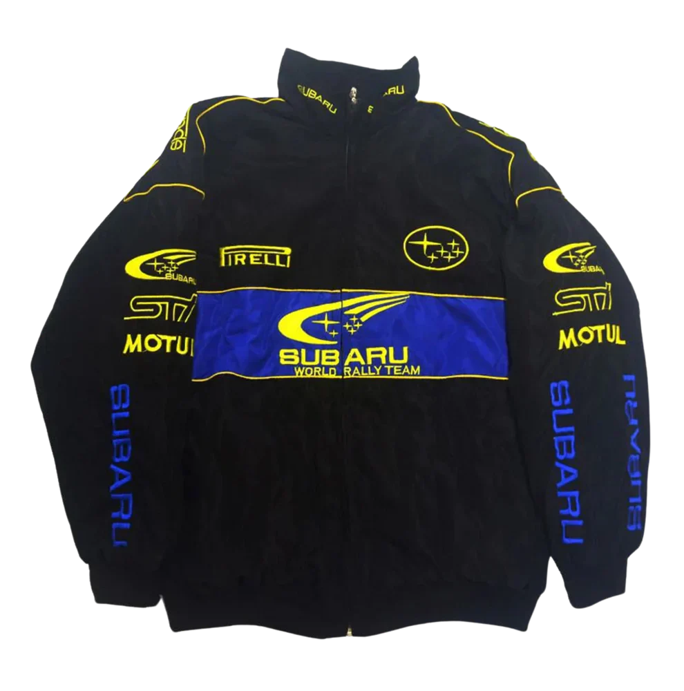 Giacca Racing Subaru Nera - Rally Edition