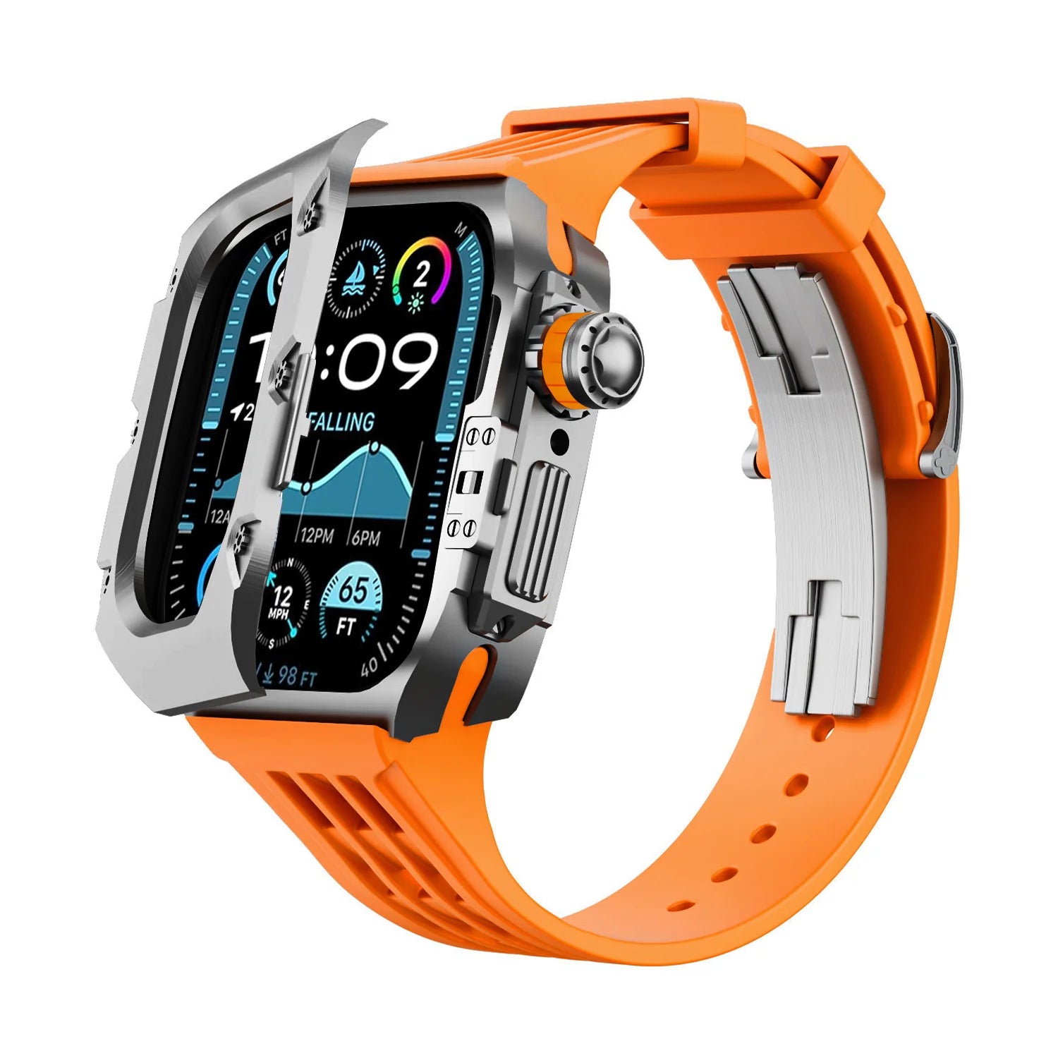 DC-Flipro Apple Watch Case - Titanium Case