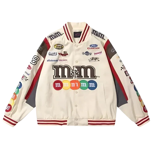 Giacca Racing M&M Bianco