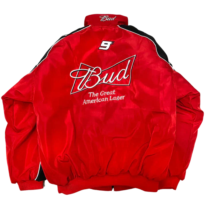 Giacca Racing Budweiser Rossa – Vintage Edition