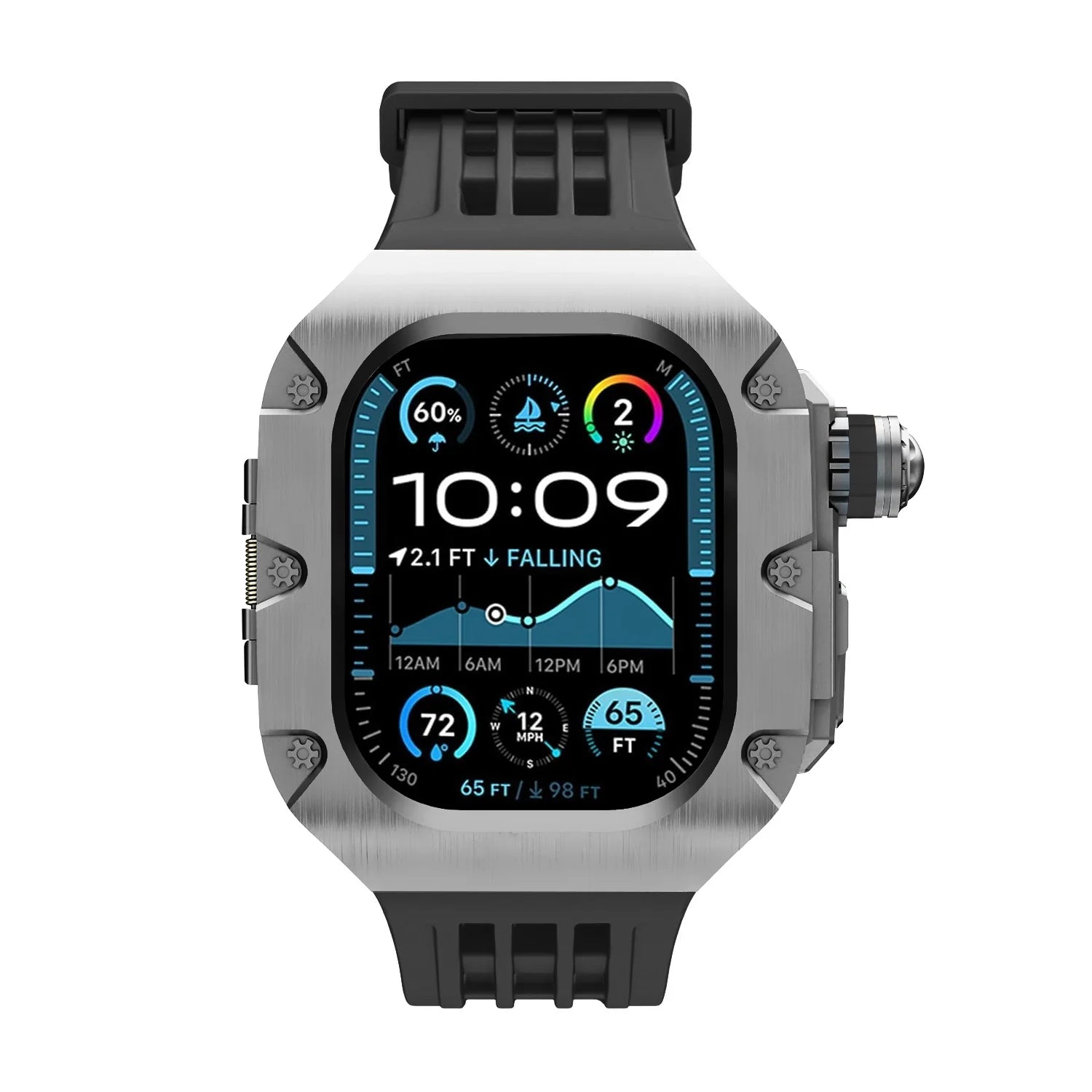 DC-Flipro Apple Watch Case - Titanium Case