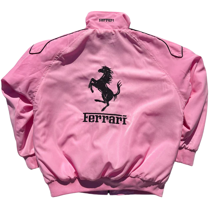 Giacca Racing Rosa – Stile F1
