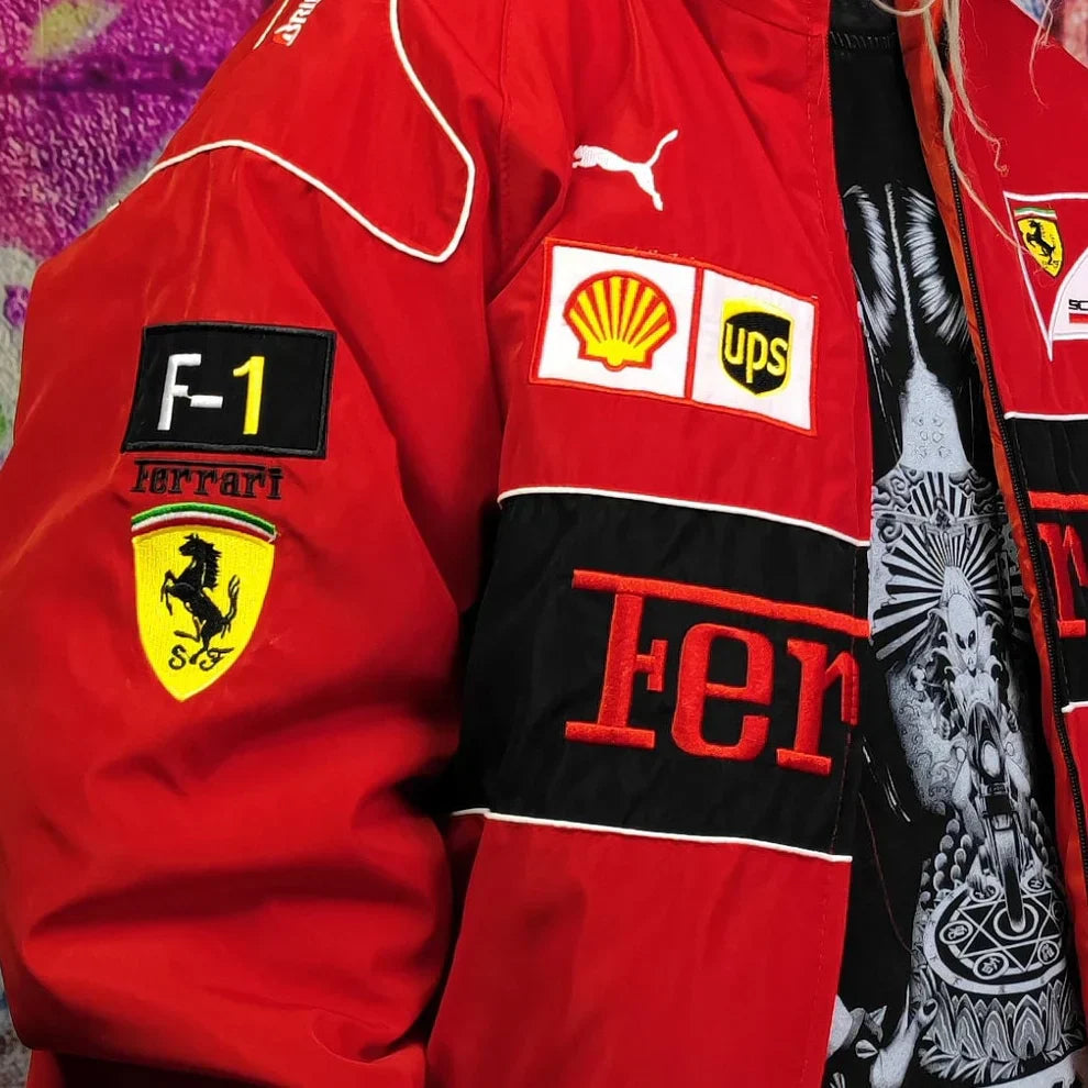 Giacca Racing Rossa – Stile F1