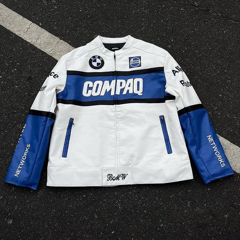 Giacca in Pelle Racing BMW – Stile F1